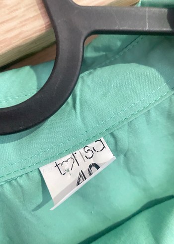 Turkuaz kolları bağlamalı Kadın takım - Görsel 3