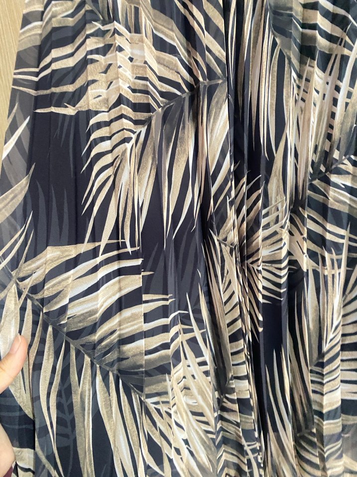 Kadın Pileli Uzun Etek - Görsel 3