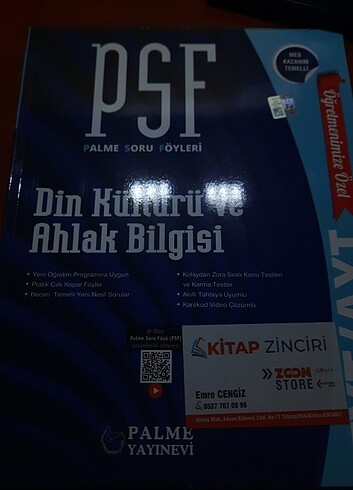 Palme psf din kültürü soru bankası 