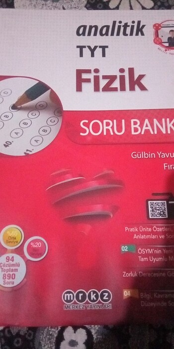 Analitik tyt fizik soru Bankası merkez yayınları