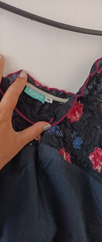 xl Beden lacivert Renk Askili elbise