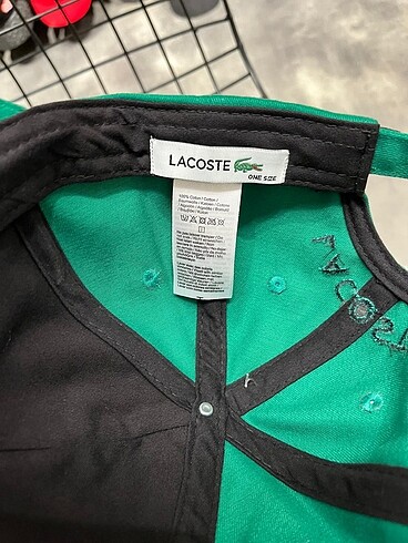 Beden yeşil Renk Lacoste şapka