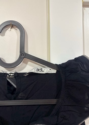 Fırfırlı Siyah Midi Gotik Abiye Elbise - Görsel 3