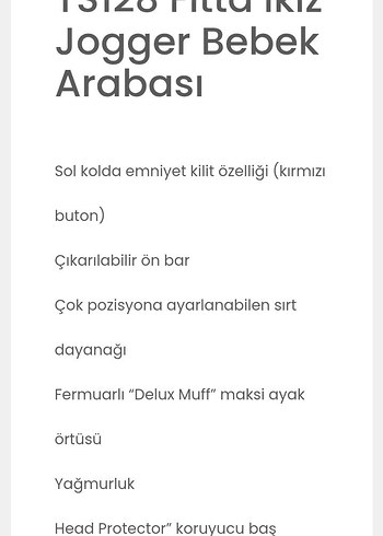 bayb Max ikiz bebek arabası - Görsel 7