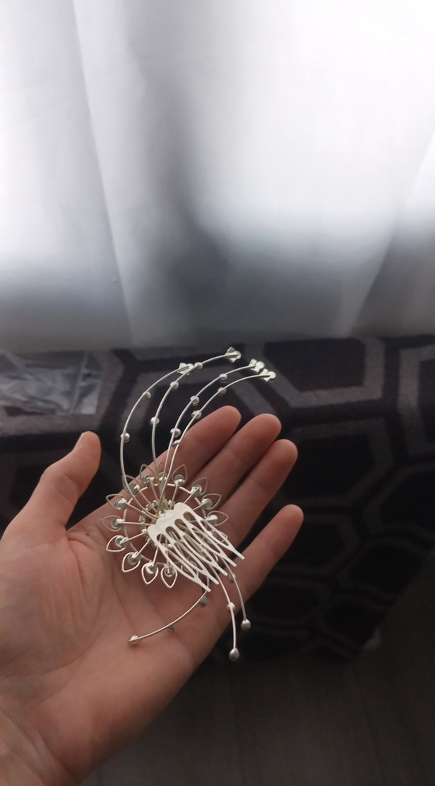 metal taşlı  Saç ve türban Aksesuarı - Görsel 4