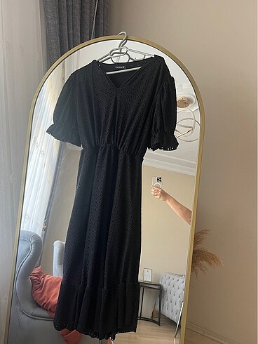 Siyah elbise - Görsel 4