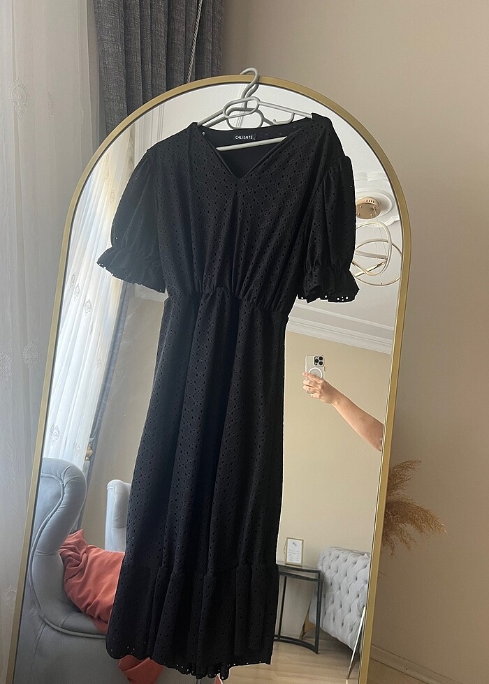 Siyah elbise - Görsel 3