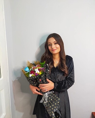 Siyah kısa elbise - Görsel 2