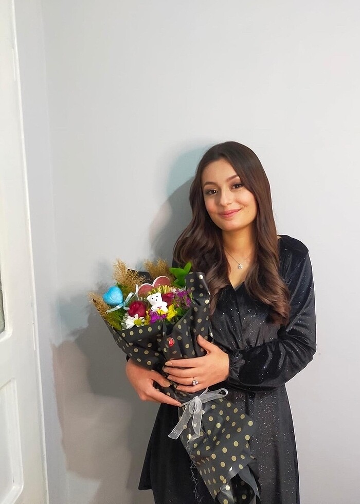 Siyah kısa elbise - Görsel 2