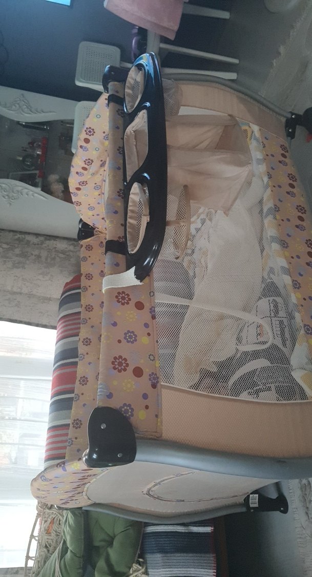 Pastel Kahverengi Oyun Parkı Yatak - Görsel 2