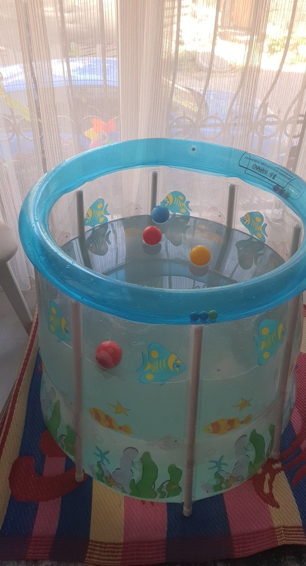 Renkli Mavi Çocuk Havuzu - Görsel 5