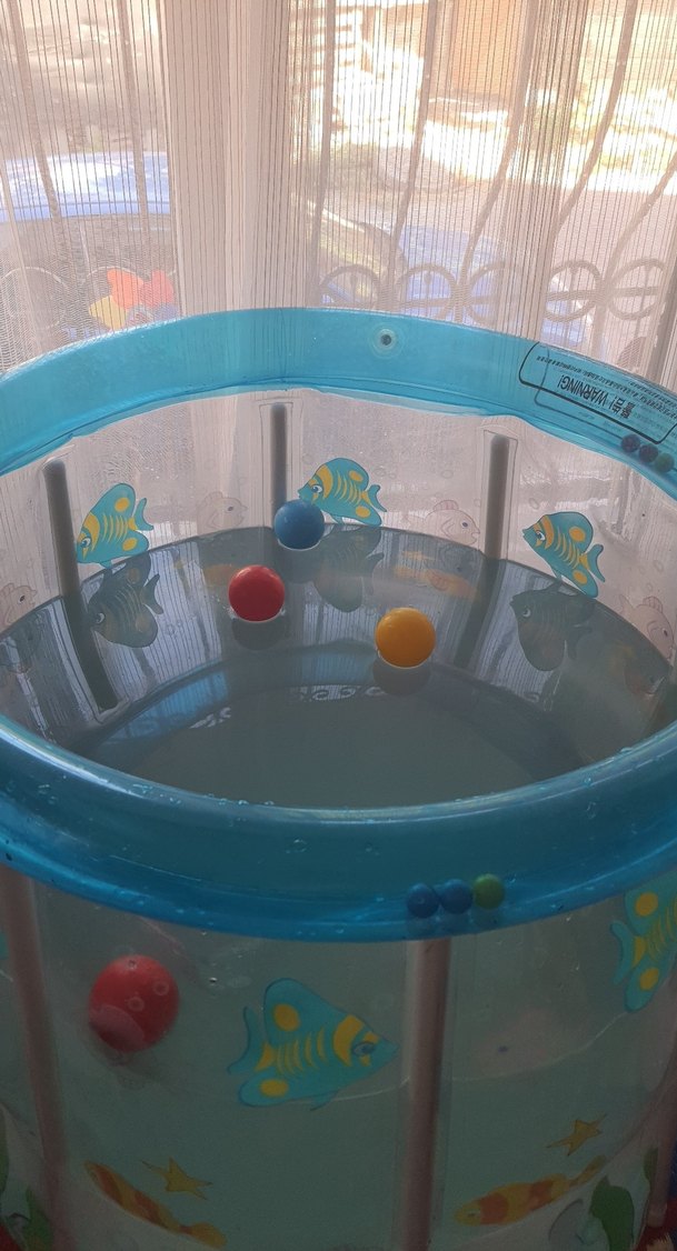 Renkli Mavi Çocuk Havuzu - Görsel 4