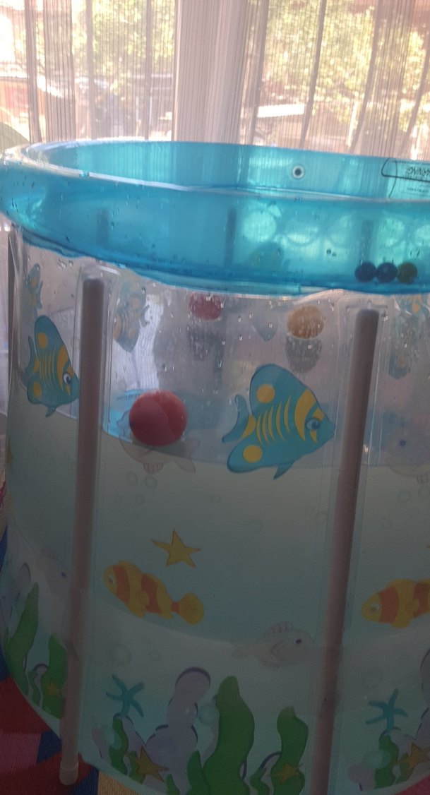 Renkli Mavi Çocuk Havuzu - Görsel 3