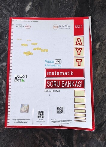 3 4 5 yayınları Ayt matematik test kitabı 