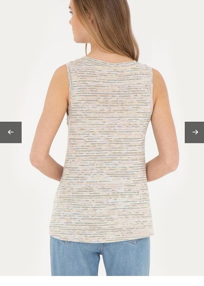 Kadın lila bisiklet yakal tişört  - Görsel 2