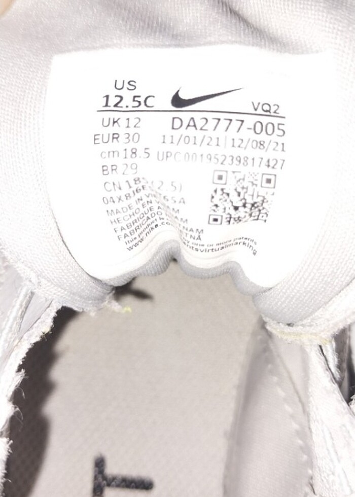 ERKEK ÇOCUK SPOR AYAKKABI ORJİNAL NIKE  - Görsel 3