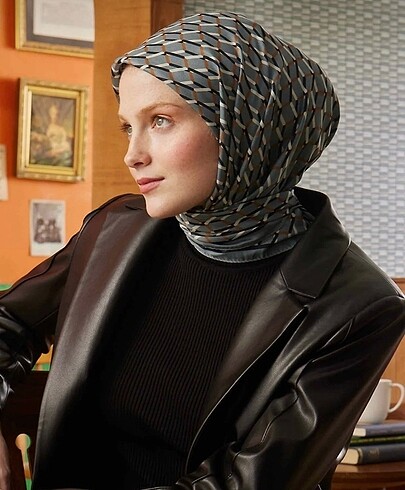 Freshscarfs Kaıa Desen Eşarp Okyanus