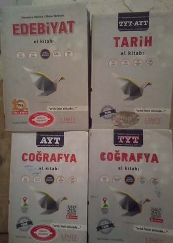 limit el kitabı TYT AYT edebiyat,tarih, coğrafya