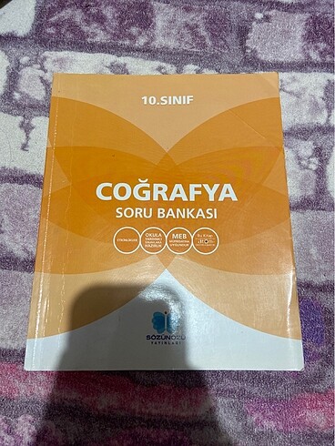 10. Sınıf Coğrafya Soru Bankası Sözünözü Yayınları