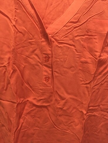 Turuncu gömlek - Görsel 3