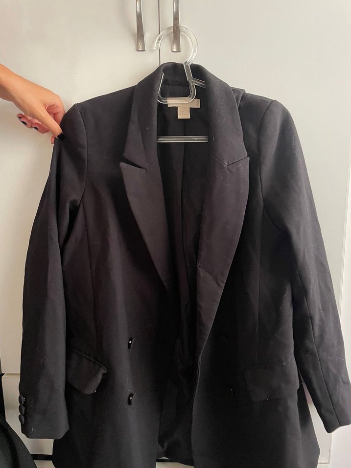 Kadın Siyah Blazer Ceket - Görsel 2