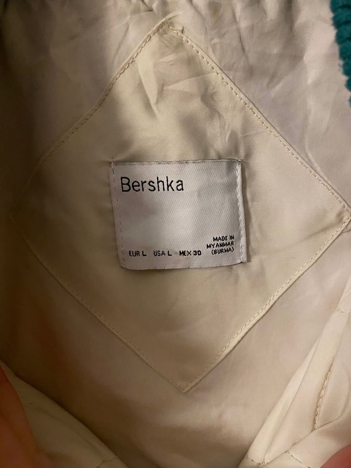 Pamuklu Gold Renkli Sokak Stili Kadın Ceket - Görsel 3