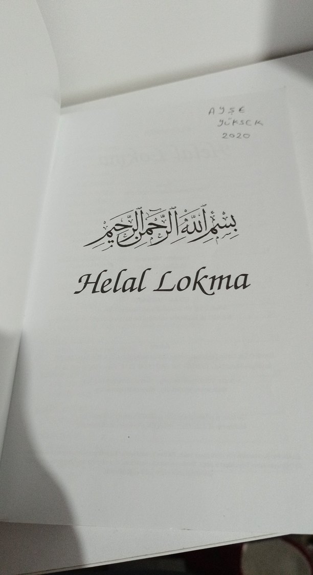 Helal Lokma - Dr. Hüseyin Kâmi Büyüközer - Görsel 2