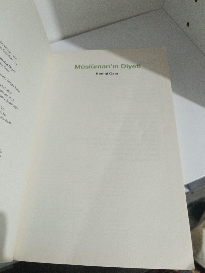 Müslüman'ın Diyeti - Kemal Özer - Görsel 4
