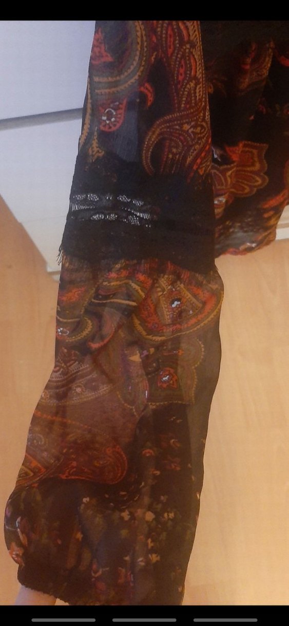 Bohem Desenli Uzun Kollu bluz - Görsel 2