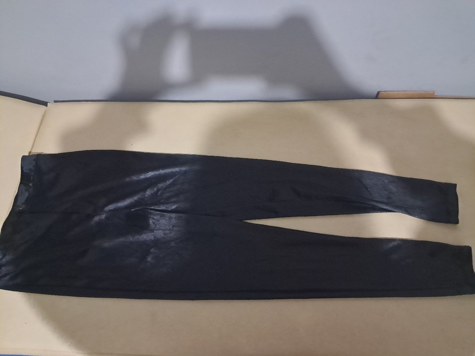 Siyah parlak tayt - Görsel 2