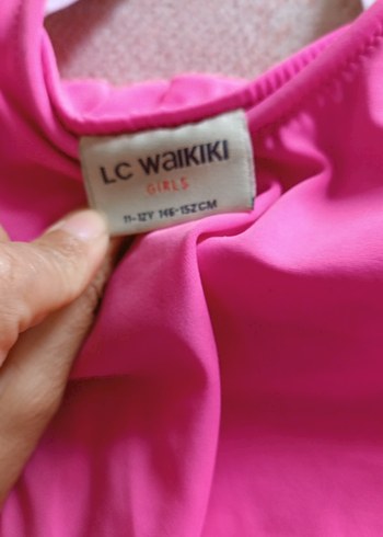 LC Waikiki Kız Çocuk Pembe İp Askılı Bikini