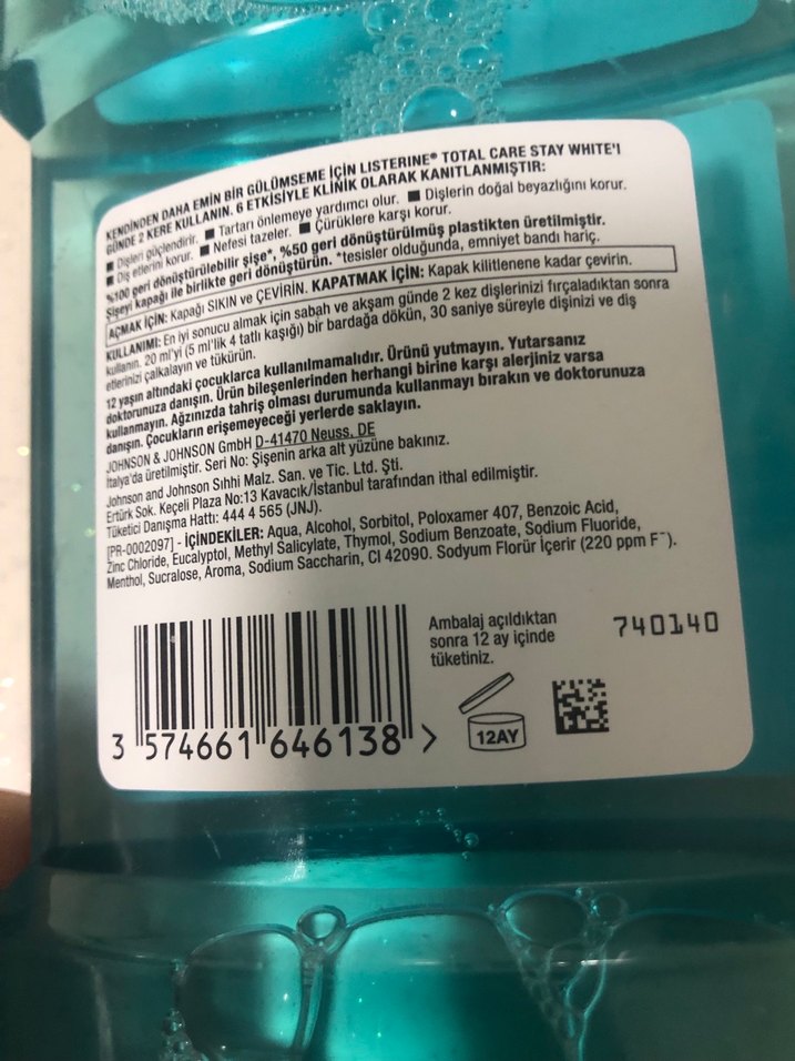 LİSTERİN AĞIZ BAKIM SUYU 500 ML - Görsel 4