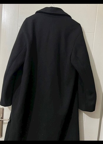 Zara Siyah Çift Düğmeli Kaban - Görsel 2