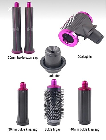 Dyson ARZTECH Saç Kurutma Ve Şekillendirici Full Seti 12in1