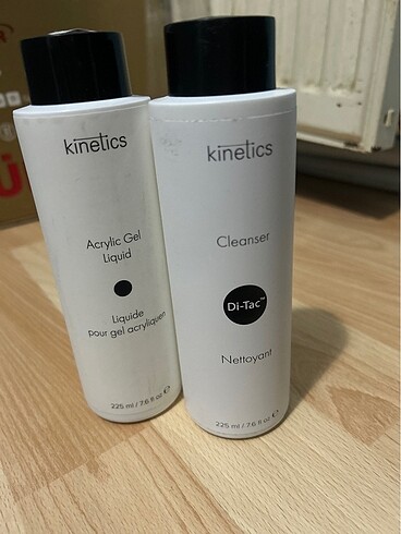 Kinetics cleanser ve acrylic gel liquid