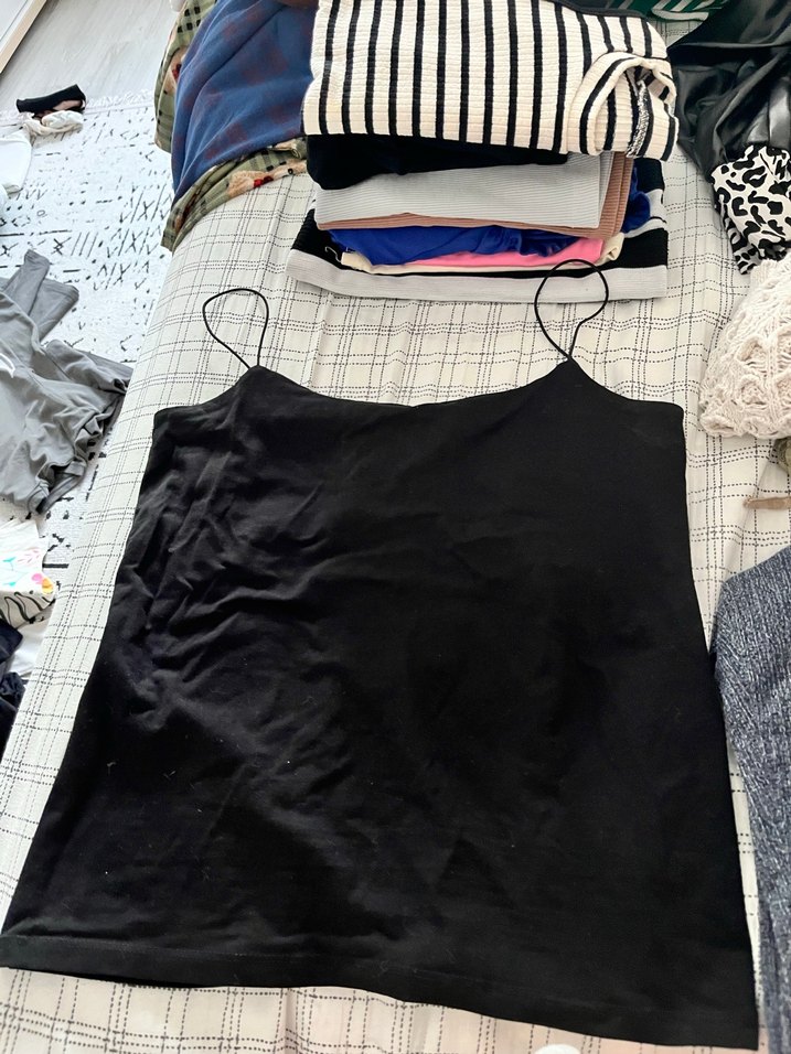 Çizgili Kolsuz Hemşirelik Atlet - Görsel 2