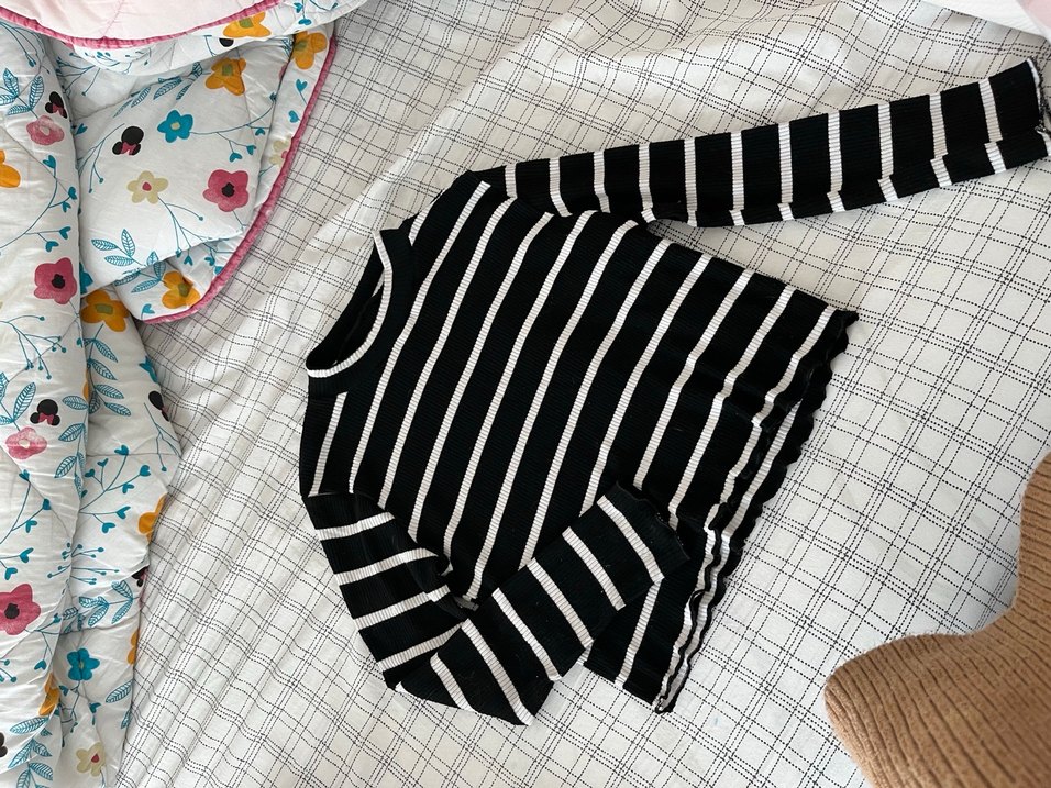 Erkek Çocuk Çizgili Kolsuz Triko Yelek - Görsel 2