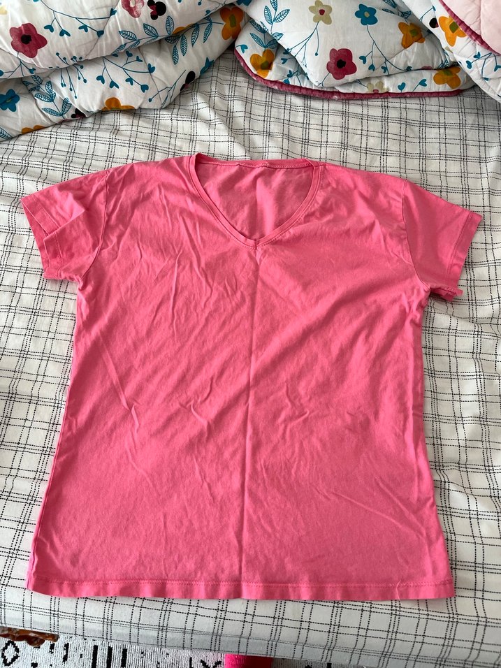 Kadın Beyaz Siyah Çizgili Kısa Kollu Tişört - Görsel 2