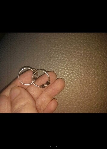 Sterling silver Halka küpe 925 ayar gümüş