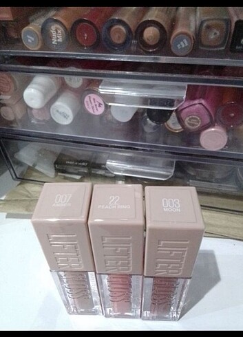 Kiko Maybelline lifter gloss ruj