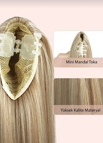 Diğer Küllü sarı postıs sac cıt cıt ısıya dayanıklı at kuyruğu