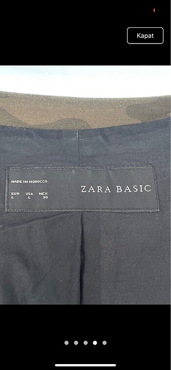 m Beden çeşitli Renk Zara blazer