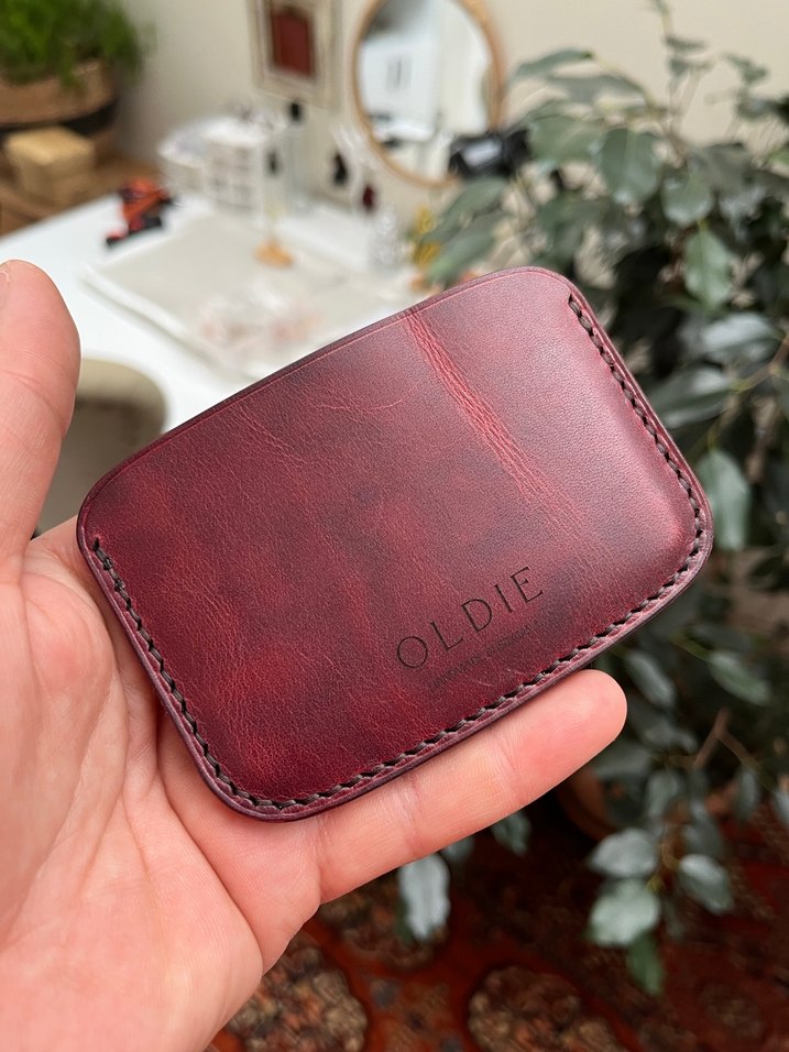 El Yapımı Gerçek Deri Kartlık - Görsel 4