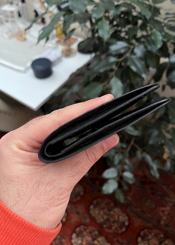 Siyah Gerçek Dan Derisi Timsah Desenli Erkek Cüzdan - Görsel 3