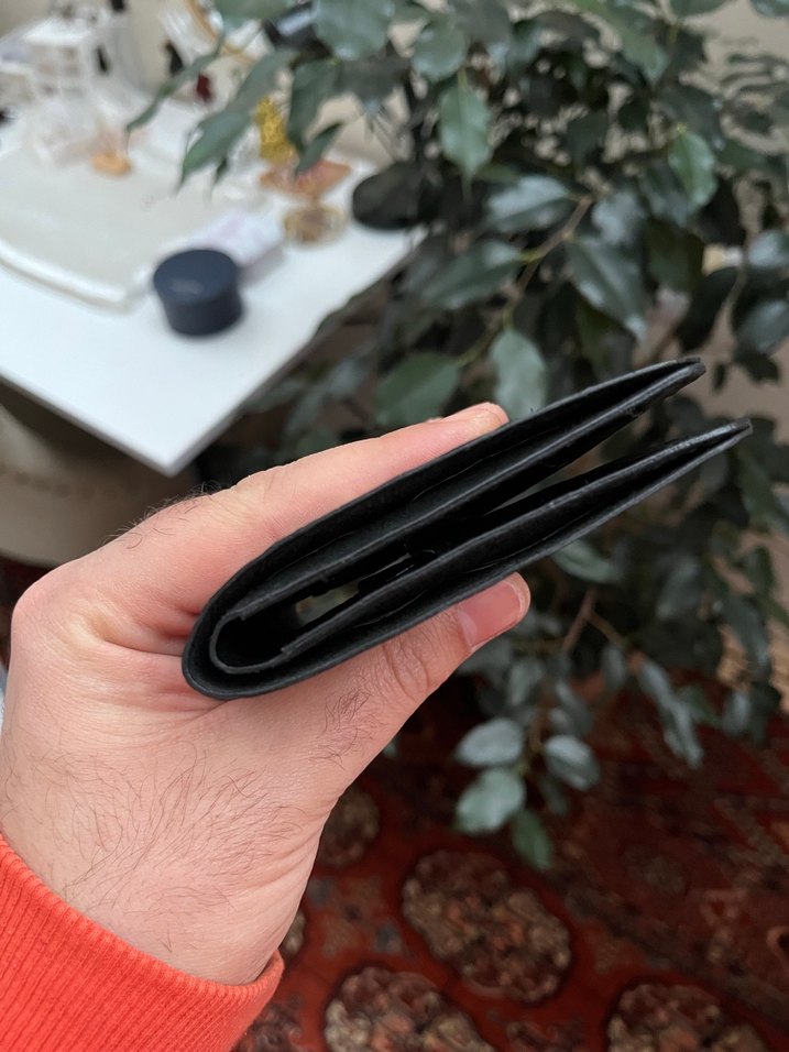 Siyah Gerçek Dan Derisi Timsah Desenli Erkek Cüzdan - Görsel 3