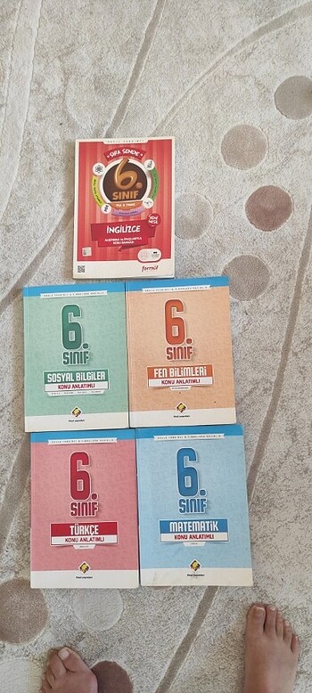 6. Sınıf final yayınları matematik Türkçe Sosyal Fen İngilizce