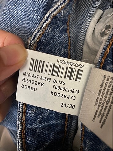 xs Beden mavi Renk Mavi marka jean