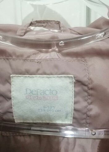 9 Yaş Beden ten rengi Renk Defacto kız çocuk mont