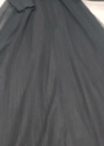 40 Beden siyah Renk Uzun Kollu Siyah Gotik Abiye Elbise