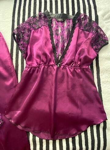 Miorre Miorre saten gecelik saten pijama takımı